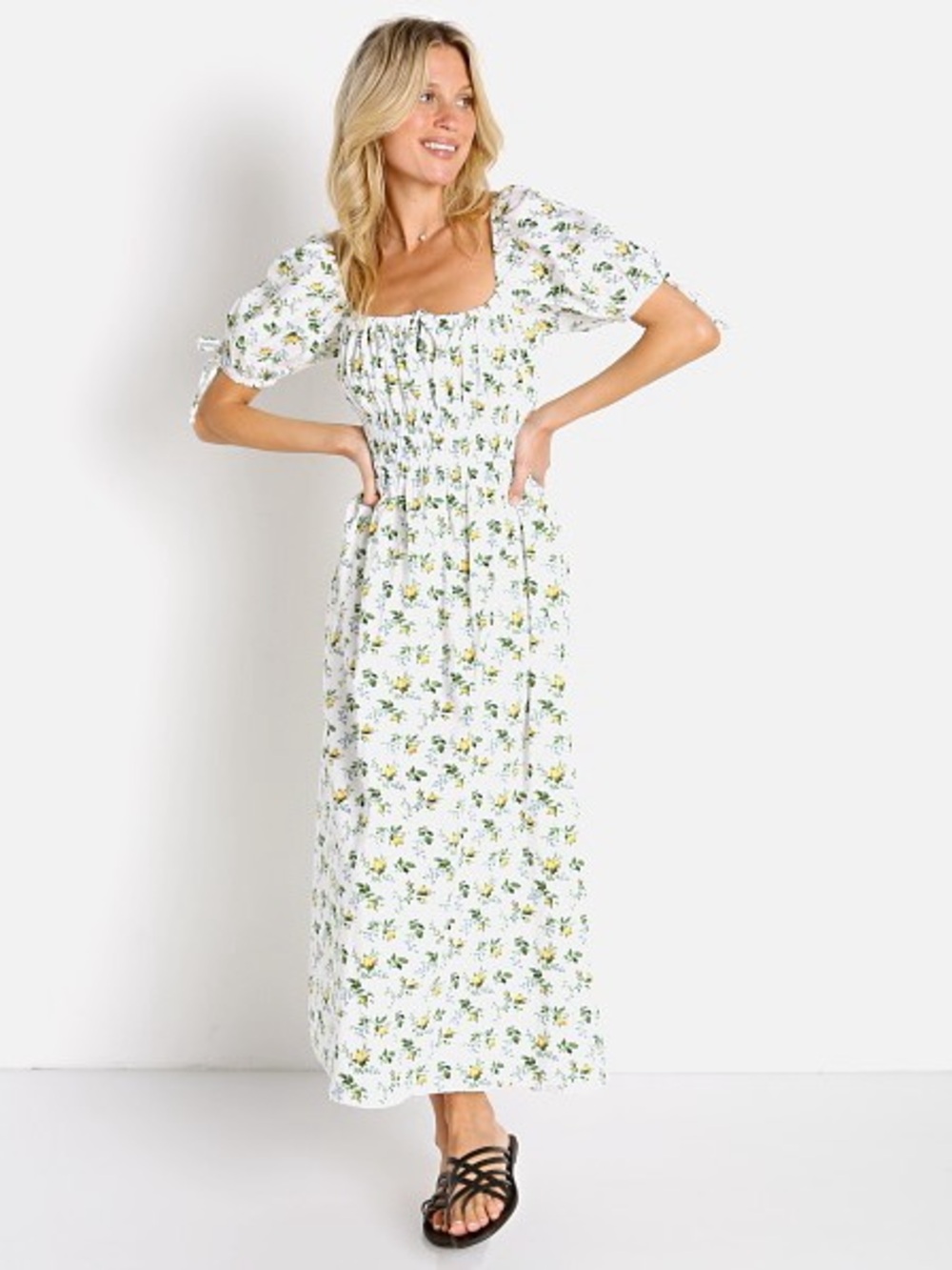 Faithfull the Brand Flora Midi Dress Bendita Floral